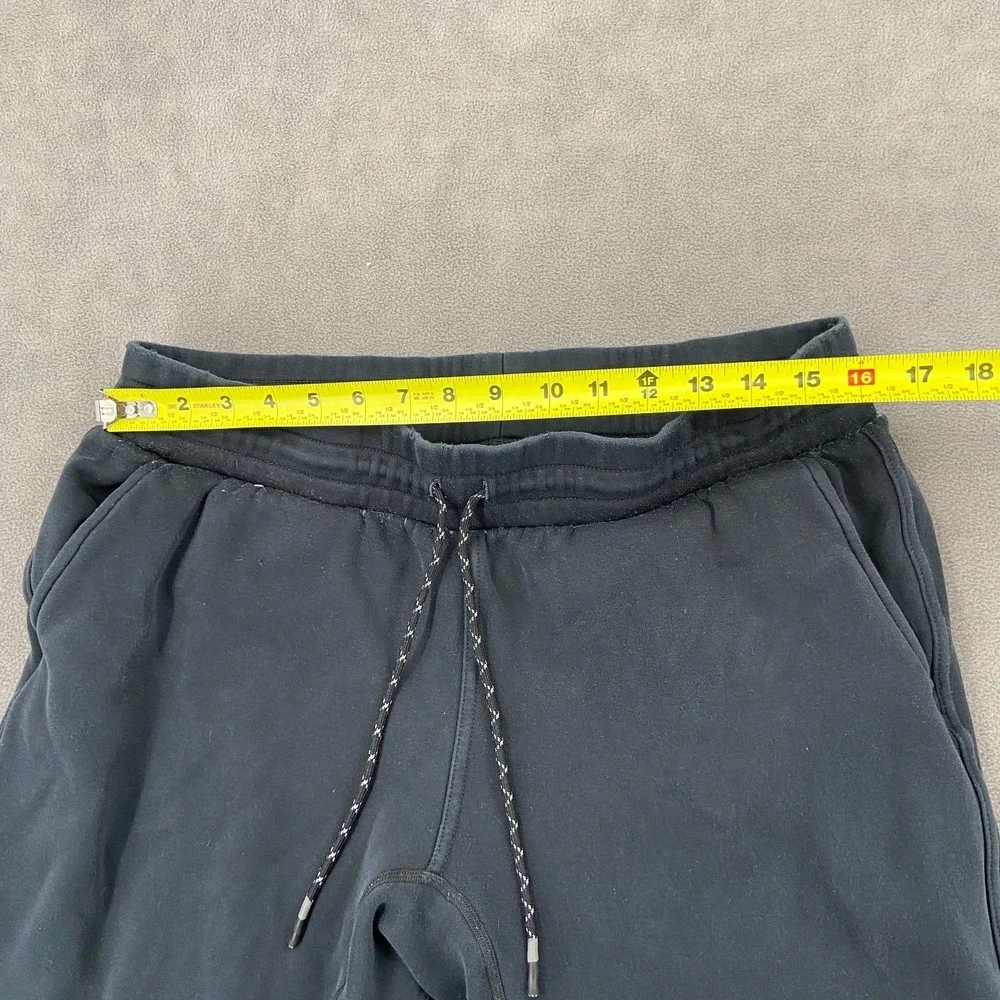 Fabletics Jogger Pants Mens Sz S Black Athletic Gym Training Workout Drawstring
